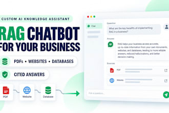 build a custom ai chatbot with rag for your pdfs and website