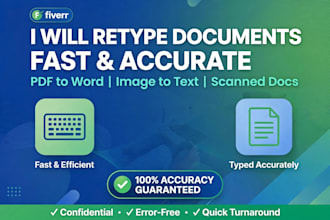 type documents,convert pdf to word,fast data entry and retyping