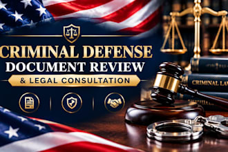review criminal defense documents and provide professional consultation