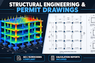 do structural engineering design, analysis, and calculations