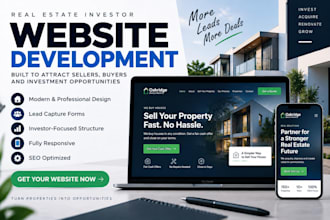 build a professional real estate investor website in wordpress
