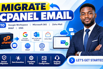 migrate cpanel email to google workspace gmail microsoft 365 outlook zoho mail