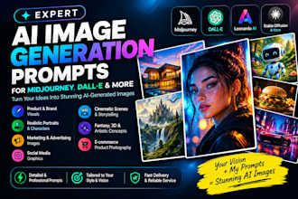 create professional ai image prompts for midjourney dalle chatgpt grok ai and