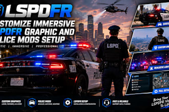 customize immersive lspdfr graphic and police mods setup