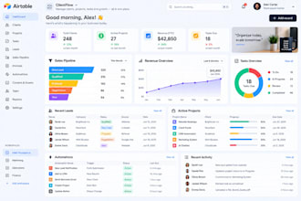 build airtable, softr, notion, n8n automation, ai agent, crm and workflow setup