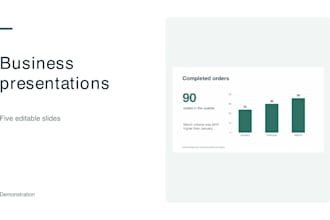 redesign five business powerpoint slides from your content