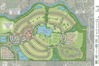 design real estate master plan, land development and community layout
