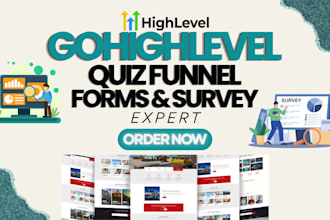 setup gohighlevel quiz ghl forms ghl survey ghl automation ghl funnel