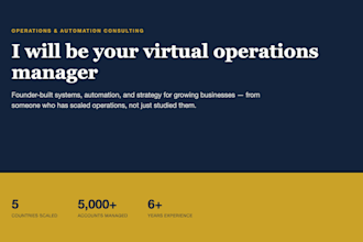 manage your business operations