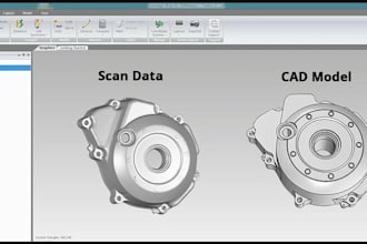 do 3d cad design and 3d cad modelling for 3d printing in solidworks