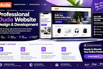 design and redesign duda website  build and create duda website and duda