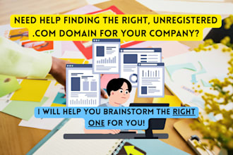 help your company brainstorm an open but quality com domain