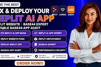 fix replit ai app replit website deploy base44 expert lovable base44 app audit