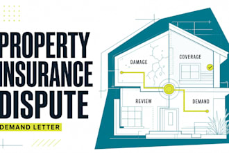 draft a professional property insurance dispute demand letter