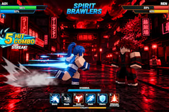 develop roblox anime fighting game combat system melee skill scripter roblox vfx