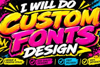 create or modify custom fonts typography