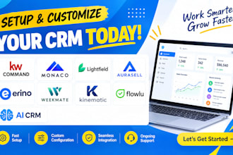 set up kw command monaco lightfield aurasell erino weekmate kinematic flowlu CRM