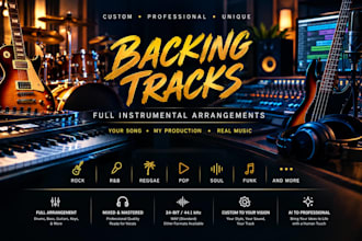 make you a custom pro backing track instrumental
