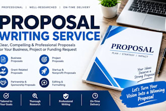write a persuasive business proposal grant writing rfq rfi rfp proposal