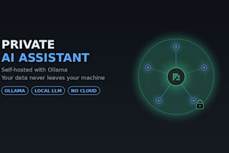 set up a private self hosted ai assistant using ollama and local llm