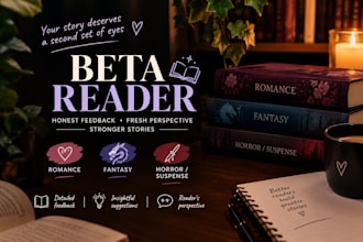 professional beta reading with honest reader feedback