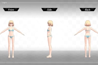 rig, fix, and convert 3d model for vrchart, vtuber, vrm, mmd, blender, and unity