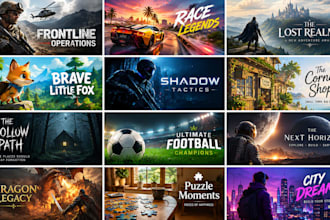 design professional steam capsule art, game headers, and store banners