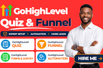 setup gohighlevel quiz ghl forms ghl survey ghl automation ghl funnel