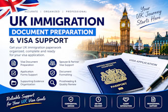 provide UK immigration document preparation and visa support