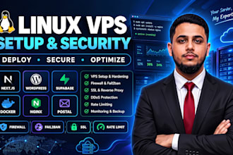 set up, secure and deploy your linux vps