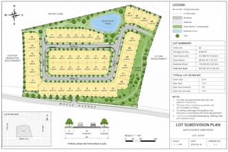 design site plan 2d landscape lot subdivision plot plan drawings for permit