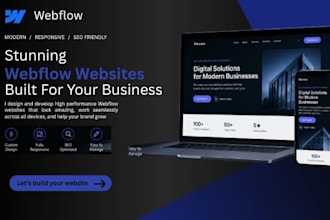 design webflow website redesign webflow website webflow landing pages expert