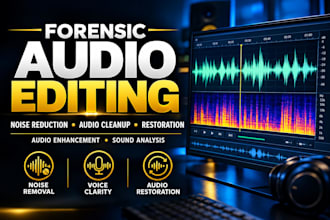 do noise reduction audio editing forensic audio repair audio clean up