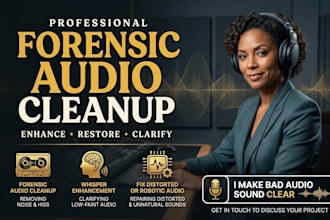 do noise reduction audio editing forensic audio repair audio clean up