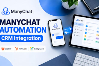 build an ai manychat bot integrated with openai and salesforce CRM
