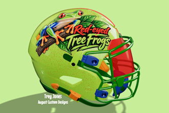 create unique and amazing fantasy football helmet designs