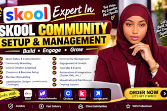 setup skool community setup skool online community setup skool community setup