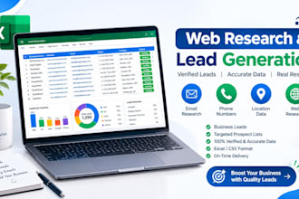 do web research, lead generation, and data mining