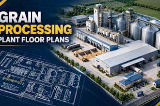design grain plant floor plans and industrial cad layouts
