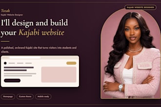 design and build your kajabi website