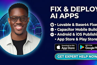 fix deploy lovable base44 replit ai app capacitor android ios app store publish