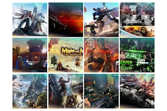 design steam capsule art game banner steam artwork game header and game cover