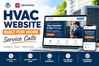 design lead generating hvac website for hvac contractors ac repair in wordpress