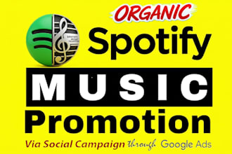 do professional spotify music promotion for independent artists album and track