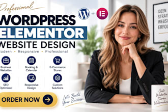 german wordpress website, elementor wordpress website, elementor website design