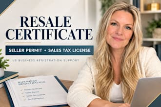 handle resale certificate, seller permit sales tax and exemption