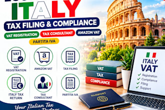 handle ecommerce vat italy tax filing vat registration tax consultant amazon vat