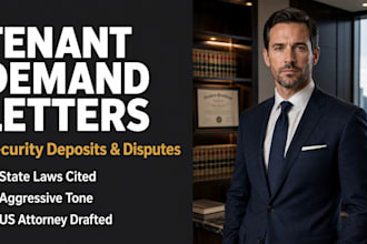 draft a security deposit or landlord dispute demand letter