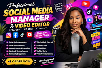 be your social media manager content creation social media marketing manager