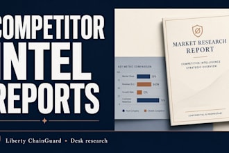 conduct professional market and competitor research